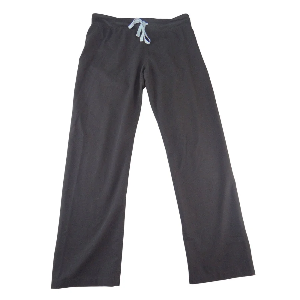 Figs Technical Collection Black Scrub Pants Mens Medium Straight Leg